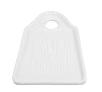 BESPORTBLE Râpe à Gingembre Multifonction en Céramique Blanche Petit Format Trapezoïdal Outil la Cuisine pour Ail et Aliments Bébé Accessoire Pratique et Facile à Nettoyer 1 Pièce