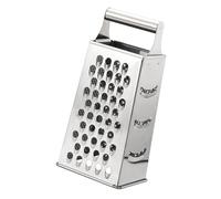 BESPORTBLE Râpe Multifonctionnelle en Acier Inoxydable 4 Faces Petite Râpe Cuisine pour Légumes et Fromage Outil Manuel Sûr et Robuste pour Couper Trancher et Émincer Cuisine