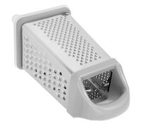 BESPORTBLE Râpe Multifonctionnelle Inox à 4 Faces pour Légumes et Fruits, Coupe-légumes Manuel Lame Élargie Antidérapante, Outil Cuisine Pratique pour Émincer Carottes, Pommes de Terre