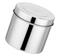 BESPORTBLE Récipient de Conservation des Aliments 550 Ml en Acier Inoxydable Couvercle Hermétique, Boîte Ronde 9 CM Multifonctionnelle pour Cantines Scolaires