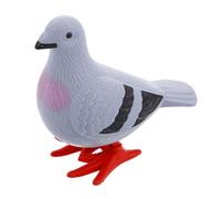 BESPORTBLE Remontage Pigeon Mécanique Gris Éducatif pour Garçon Fille Développement Coordination Main Œil Portable pour et Rue Design Vintage Charmant