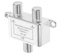 BESPORTBLE Répartiteur de Câble Coaxial 2 Voies 5-2400 MHz Compatible Rg6 pour TV Numérique et Satellite Distribution Signal Haut Débit Utilisation Catv et Antenne Amplifiée