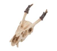 BESPORTBLE Réplique de Crâne Réaliste Résine pour Terrarium Reptile Cachette pour Serpent Dragon Barbu Tortue et Aquarium Décor Naturel