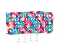 BESPORTBLE Reptile Hammock Set with Suction Cup Versatile Lizard Lounger and Bearded Dragon Bed for Small Pets Easy- Bed in Natural Colors for Hamsters Squirrels and Reptiles