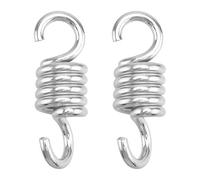 BESPORTBLE Ressorts de Balançoire Robustes pour Fauteuil Hamac Suspendu Extérieur 6,7 Mm Acier Galvanisé Double Crochet Pivotant Support 200 Kg Faible Bruit Longue Durée