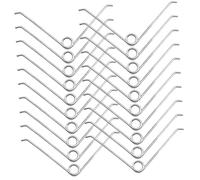 BESPORTBLE Ressorts de Rechange pour Sécateurs à Main Jardinage Lot de 20 Pièces V en Acier Inoxydable Blanc Accessoire Solide pour Ébrancheurs et Coupe-Branches Ressorts Flexibles