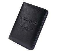 BESPORTBLE RFID Noir Multi Fonctionnel Premium Housse de Voyage pour Carte Identité Visa Billets Avion et Documents Personnels Organiseur de Voyage Élégant et Sécurisé