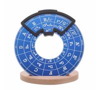 BESPORTBLE Roue d'accords du Cercle des - Outil d'aide à la pratique de la guitare - Accessoire de théorie musicale pour l'enseignement en studio et l'auto-apprentissage