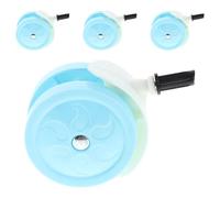 BESPORTBLE Roues Avant Détachables pour Trotteur Bébé 9,5 X 6,6 Cm, 4 Pièces, Silencieuses et Résistantes à L’usure, Roulettes Universelles Pivotantes Adaptées Poussette, Accessoires