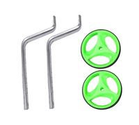 BESPORTBLE Roues Stabilisatrices Garçon Fille Auxiliaires Durables et Silencieuses avec Support Réglable Roues Lumineuses pour Garçons et Filles Kit Entraînement Évolutif et Résistant