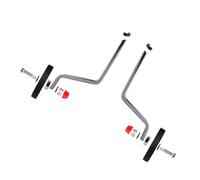 BESPORTBLE Roues Stabilisatrices Vélo Garçon Fille Argentées Antidérapantes Silencieuses Accessoires Auxiliaires de Formation pour Draisienne et Vélo Garçon Fille Kit de Remplacement Stable