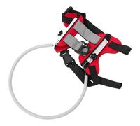 BESPORTBLE Rouge, Dispositif Anti Collision pour Chien Aveugle, Ajustable | Petites Tailles, Polyester Fibre, Point D’attache pour Laisse, Usage Quotidien, Promenade Extérieure