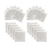 BESPORTBLE Rouleau de Mezouza Casher 50 Pièces, Parchemin de Bénédiction Hébraïque pour Porte, Texte Sacré pour Décoration Murale Juive, Symbole Spirituel pour Protection du Foyer