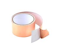 BESPORTBLE Ruban Adhésif en Cuivre Isolé 4 M X 50 Mm pour Micro Guitare Électrique, Feuille Conductrice Résistante la Chaleur et Étanche, Blindage pour Accessoires Guitare et Électronique