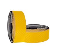 BESPORTBLE Ruban de Guidon en Fibre de Carbone Antidérapant pour Vélo de Route Paire Jaune Confort Amélioré Solide et Facile à Installer Cyclisme sur Route