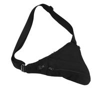 BESPORTBLE Sac à Bandoulière Homme Imperméable avec Sangle Réglable Sac Poitrine Pratique pour Travail Voyage et Usage Quotidien Design Moderne Unisexe Noir Petit Modèle