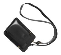 BESPORTBLE Sac Ceinture Coiffeur PU Cuir Noir Pochette de Rangement Multifonction pour Ciseaux et Outils de Coiffure Organisateur Pratique pour Styliste et Salon