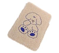 BESPORTBLE Sacoche pour Tablette Style Dessin Animé en Peluche Résistante, Multifonctionnelle Compartiments pour Stylos et Carnets, Adaptée aux Étudiants et Usage Quotidien