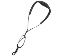 BESPORTBLE Sangle de Cou Réglable pour Saxophone Alto Ténor et Baryton Harnais Léger en Tissu Respirant Noir Accessoire Confortable pour Musiciens Adultes et Étudiants Usage Pratique et