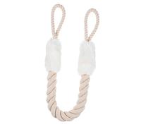 BESPORTBLE Sangle de Porte Coton avec Protection Pincement et Butoir Corde Décorative Polyvalente pour Sécurité Portes et Fenêtres Facile à Installer