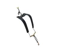 BESPORTBLE Sangle de Saxophone Cuir Véritable Harnais Épaule Réglable pour Sax Alto Ténor Confortable et Soulageant la Pression Du Cou Accessoire Pratique pour Musiciens