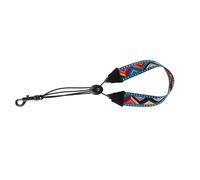 BESPORTBLE Sangle de Saxophone Réglable et Résistante, Bandoulière Colorée Motif Diagonal, Confortable et Respirante, Accessoire pour Saxophone, Support D'épaule Ergonomique