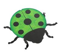 BESPORTBLE Scarabée De Fer Appliques Murales Bougie Vent Panneau Mural Décoration Murale Du Jardin Carillons Bourdonner Décorations Murales Pour Chambres Guirlande Artificielle Green Le Fer