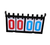 BESPORTBLE Scoreboard Flip Portable Plastique Épais Chiffres pour Badminton Volley-Ball Football Multi-Sport Compteur pour Arbitres et Tournois