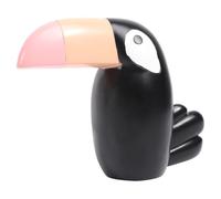 BESPORTBLE Sculpture de Toucan en Résine Noire Figurine Décorative de Bureau et Maison Ornement de Décoration Intérieure pour Salon et Mobilier Statue Artisanale Design Original