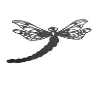 BESPORTBLE Sculpture Murale En Métal Libellule Décorative Pour Jardin Extérieur Design Creux Couleur Antique Ornée D'art Mural En Métal Décoratif