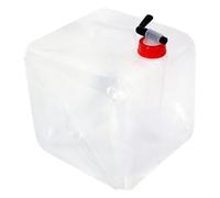BESPORTBLE Seau à Eau Pliable 10 L Transparent en PC Robinet | Poignée, Couvercle et Joint Silicone, Rangement Compact, pour Camping et Chasse, Eau Potable