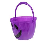 BESPORTBLE Seau de Halloween Lumineux Portable Seau Citrouille à Main Décoration Festive et Récipient pour Fête Halloween