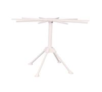 BESPORTBLE Séchoir à Pâtes Pliable Blanc, Support Suspendu pour Nouilles Fraîches, Égouttoir à Pâtes Stable 4 Pieds Antidérapants, Accessoire Pratique pour Sécher Spaghettis, Tagliatelles