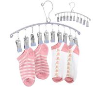 BESPORTBLE Séchoirs à Linge en Acier Inoxydable pour Chapeaux et Chaussettes, Lot de 2, Pinces Hermétiques, Gain de Place pour Garde-Robe et Séchage Intérieur