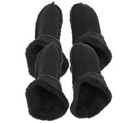 BESPORTBLE Semelles Intérieures en Peluche pour Sabots D’Hiver Doublures Chaudes et Amovibles Taille 39-40 Lot de 2 Paires Confort Thermique et Remplacement pour Chaussures Fourrées
