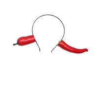 BESPORTBLE Serre-tête Forme De Piment Pour Adultes Couvre-chef Créatif De Fête Accessoire De Coiffure Amusant