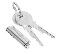 BESPORTBLE Serrure de Réfrigérateur Compatible Portes Vitrées, Résistance Basse Température en Alliage de Zinc avec 2 Clés pour Vitrines en Supermarchés et Magasins