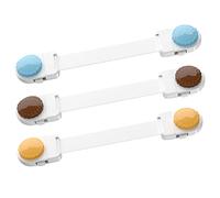 BESPORTBLE Serrure Sécurisée pour Garçon et 3Pcs Verrou de Protection Créatif Matériel Sain Installation Facile pour Fenêtres et Armoires Sécurité Garçon et Serrure Solide