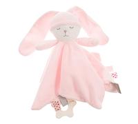 BESPORTBLE Serviette Peluche Pour Garçon Fille Couverture De Sécurité Sucette De Dentition Peluche Lapin Serviette De Bain Douce