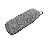 BESPORTBLE Serviette pour Animaux Absorbante Microfibre Chenille Sèche Rapidement avec Poches Lavable pour Chiens et Couleur Grise Compacte et Polyvalente