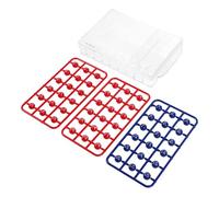 BESPORTBLE Set de 54 Boules de Loto en Plastique Multicolores pour Jeu D'activités de Groupe, Portable et Convivial, pour Parties et Bureaux de Joueurs de Loto