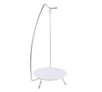 BESPORTBLE Set de Brochettes Barbecue Inox avec Support Piques Antidérapantes pour Viande et Légumes Résistantes Haute Température pour Camping et Grillades Plein Air