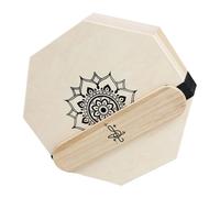 BESPORTBLE Set de Cajon Bois Octogonal Compact Cajon Portable Instrument à Main pour Adultes Acoustique Riche pour Performances Intérieures et Extérieures Voyage et Pratique
