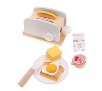 BESPORTBLE Set de Jeu Bois pour Garçon Fille Machine pour Cuisine Dînette Accessoires de Cuisine Miniatures pour Jeux Imitation et Rôle Jouets Éducatifs pour Développement Créatif et Moments