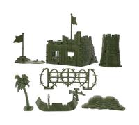 BESPORTBLE Set de Jeu Garçon Fille Modèle Décoratif pour Garçon Fille Accessoires Simulés pour Table de Sable et Collection