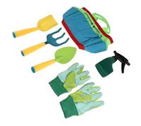 BESPORTBLE Set Jardinage Garçon Fille Mini Pelles et Râteau Solides Outils Portables pour Plantation de Fleurs Bonsaï et Jeux de Plein Air Kit Complet avec Arrosoir et Gants Adaptés Garçons