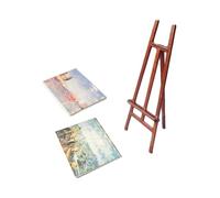 BESPORTBLE Set Miniature de Chevalet et Tableau pour Maison de Poupée Accessoires Décoratifs Réalistes Modèle Compact et pour Scènes Miniatures