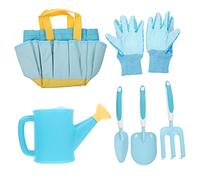 BESPORTBLE Set Outils de Jardinage pour Garçon Fille Plastique Sûr et Pelle et Râteau à Manche Adapté Aux Garçons et Filles pour Potager Éducatif et Activité Plein Air
