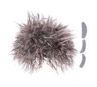 BESPORTBLE Set Perruque Scientifique avec Moustache et Sourcils Adhésifs Barbe Factice Réaliste Tresses Marron pour Cosplay Fête Costumée et Halloween Adultes Garçon Fille