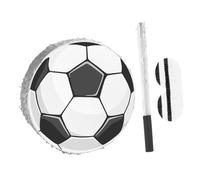 BESPORTBLE Set Pinata Football pour Fête Anniversaire Garçon Fille avec Masque et Décoration Colorée Papier Crépon Suspension Facile et Matériau pour Activités Ludiques et Thème Football